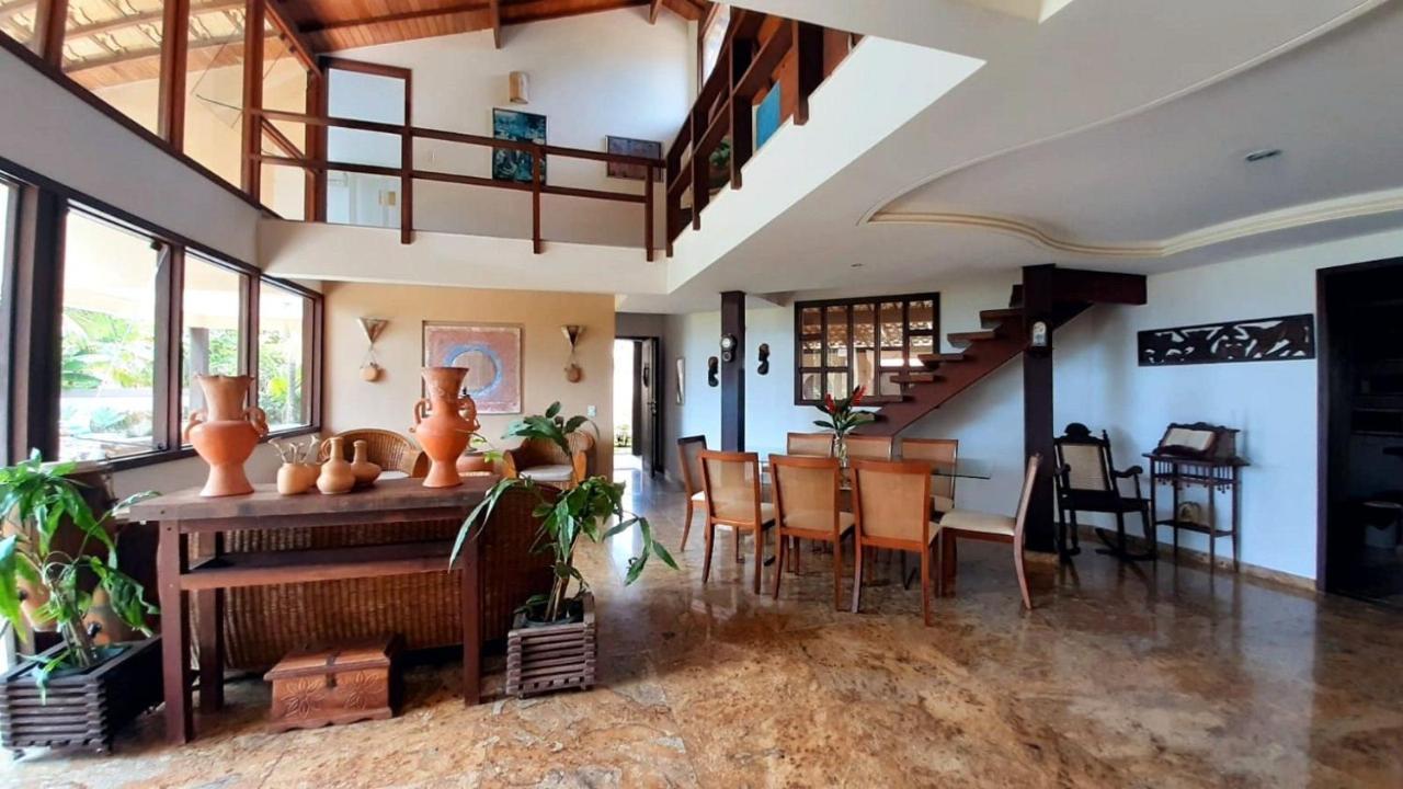 Casa Com Vista Para O Mar De Taperapuan ปอร์โตเซกูโร ภายนอก รูปภาพ