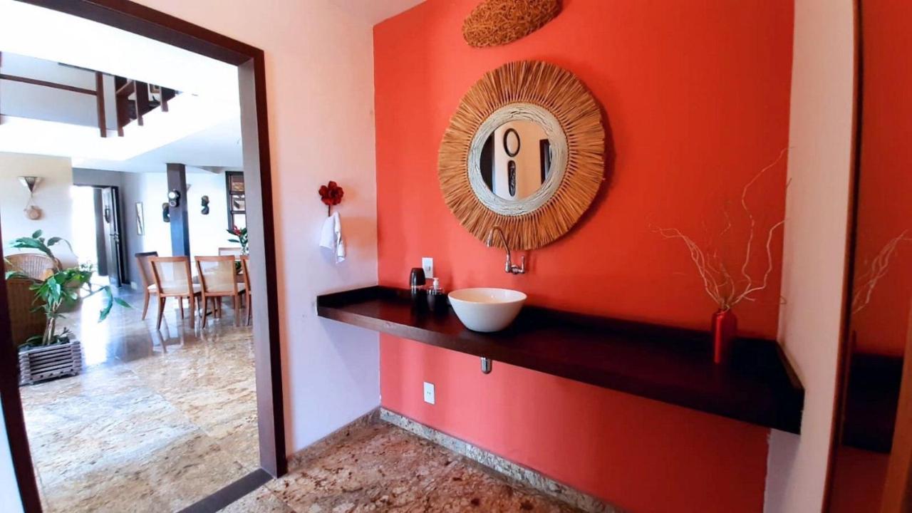 Casa Com Vista Para O Mar De Taperapuan ปอร์โตเซกูโร ภายนอก รูปภาพ