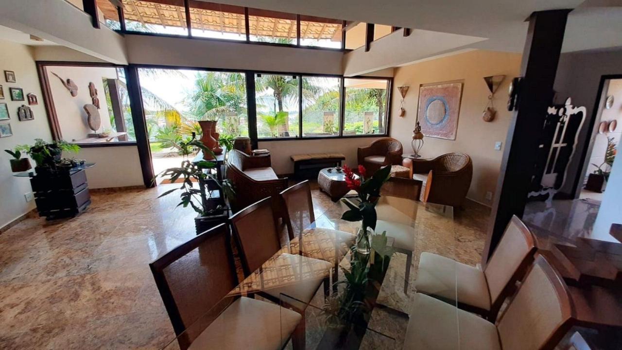Casa Com Vista Para O Mar De Taperapuan ปอร์โตเซกูโร ภายนอก รูปภาพ