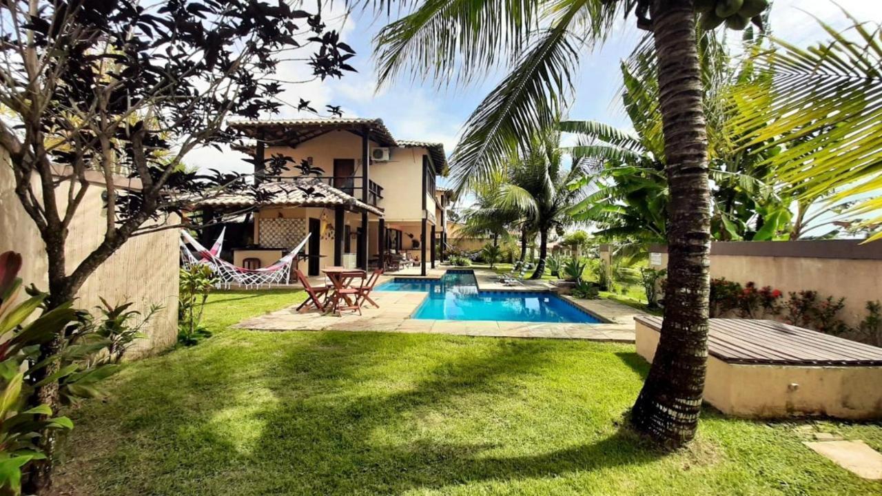Casa Com Vista Para O Mar De Taperapuan ปอร์โตเซกูโร ภายนอก รูปภาพ