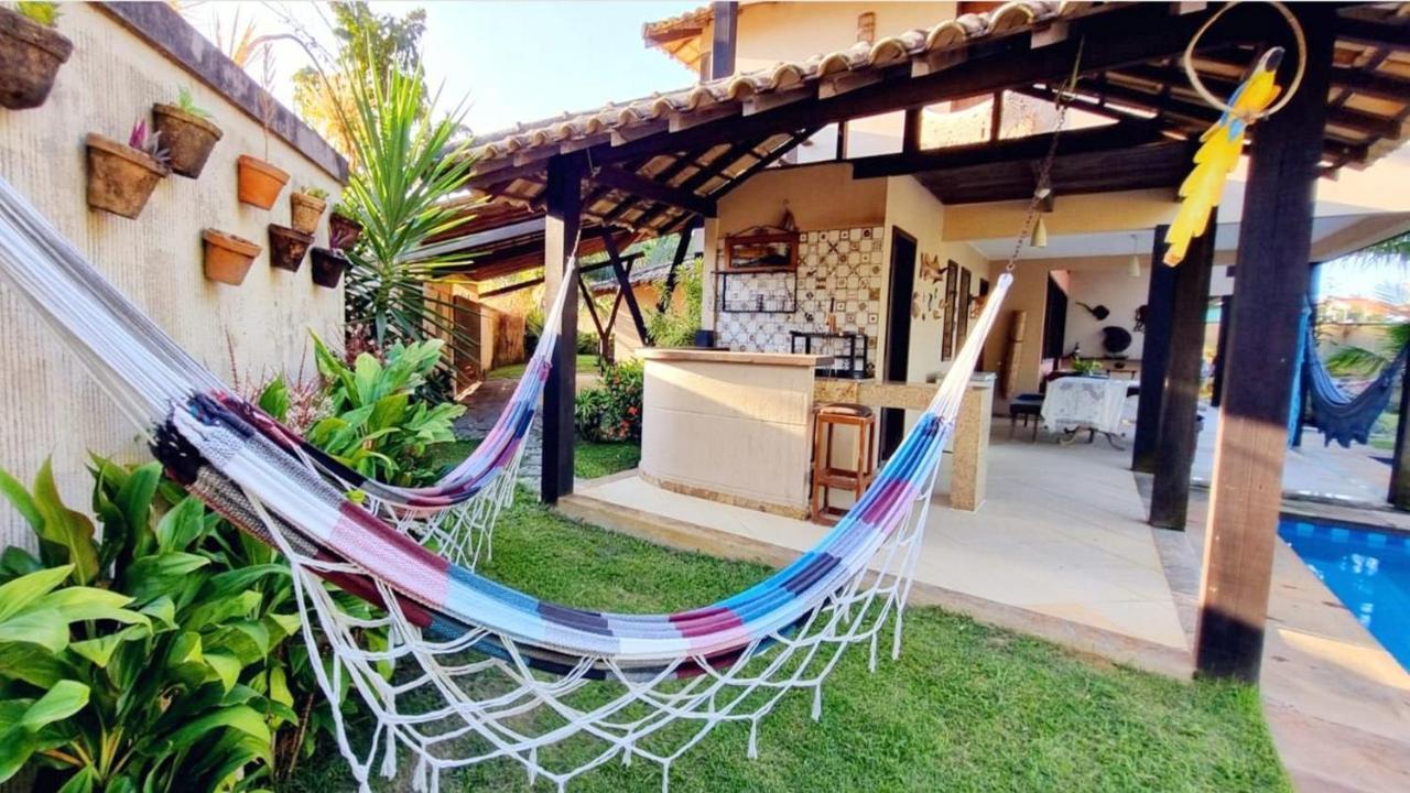 Casa Com Vista Para O Mar De Taperapuan ปอร์โตเซกูโร ภายนอก รูปภาพ