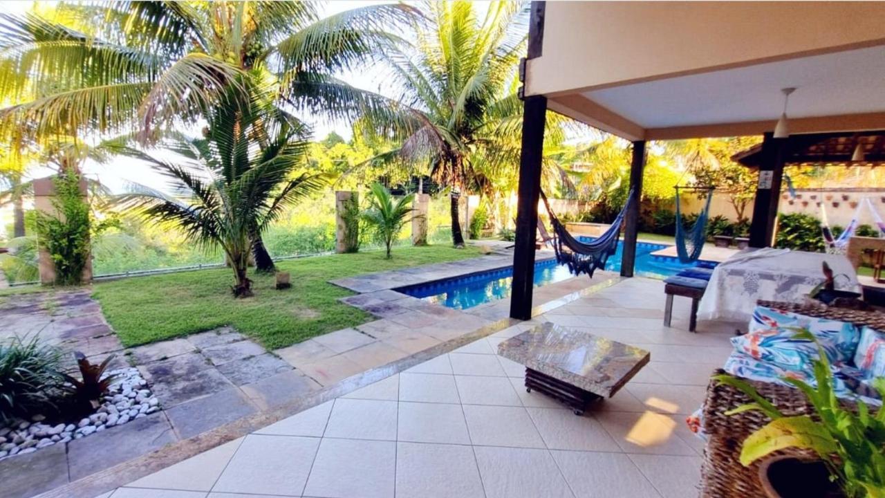 Casa Com Vista Para O Mar De Taperapuan ปอร์โตเซกูโร ภายนอก รูปภาพ