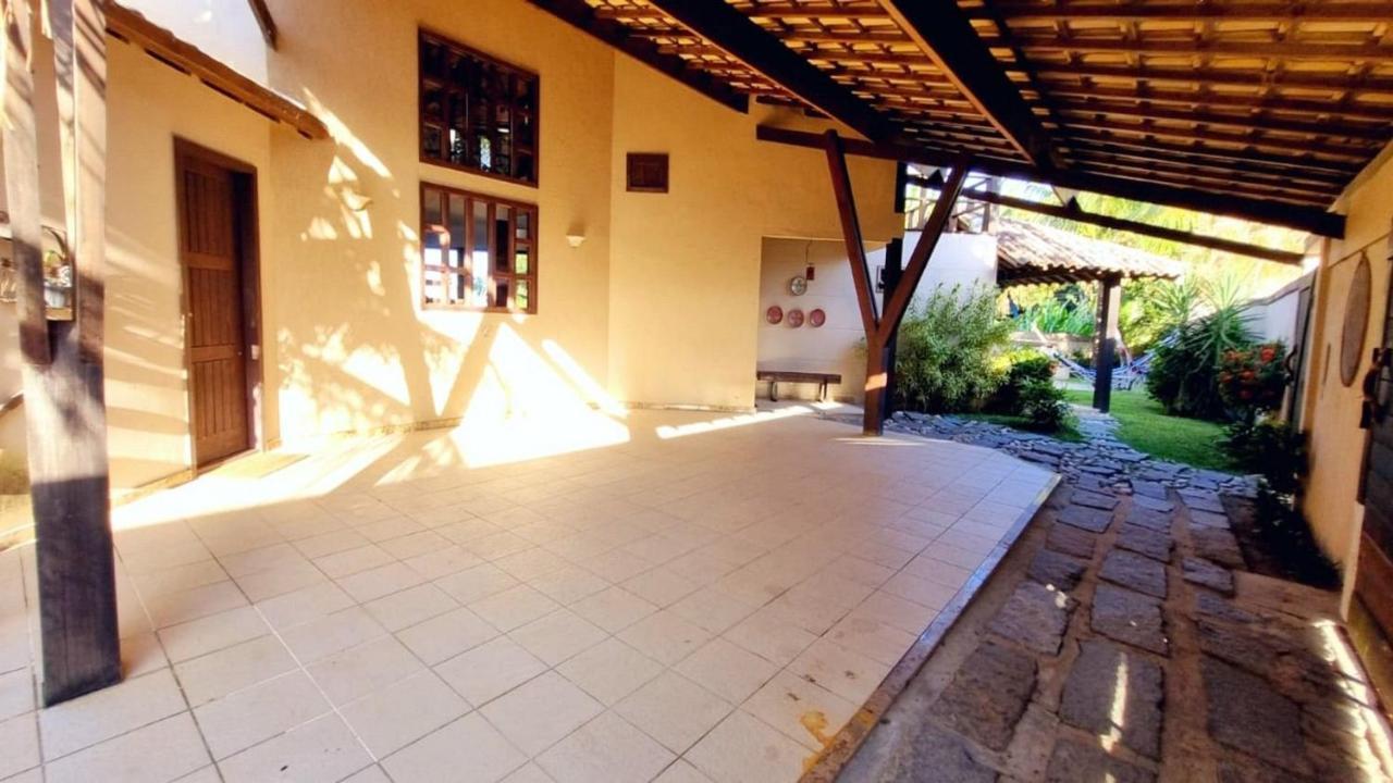 Casa Com Vista Para O Mar De Taperapuan ปอร์โตเซกูโร ภายนอก รูปภาพ