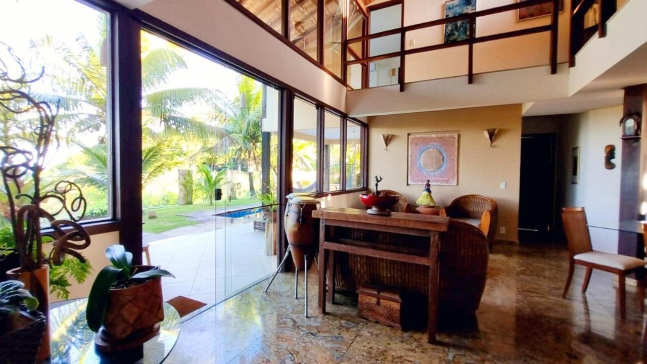 Casa Com Vista Para O Mar De Taperapuan ปอร์โตเซกูโร ภายนอก รูปภาพ